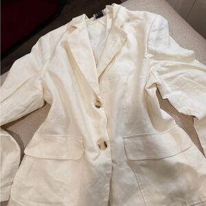 Women's Cream Blazer